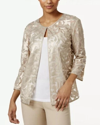 Colección JM Texturizado Imitación Cuero J Dorado Lurex Talla S Precio de venta sugerido por el fabricante 89,50 USD Foto 1 de 4