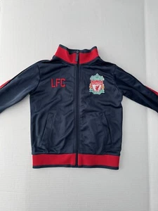 Liverpool Football Club Official Soccer Gift Boys Retro Track Top Jacket 6-7Y - Picture 1 of 7