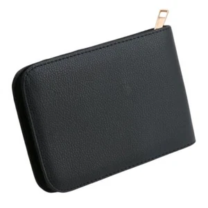 12 Pens Fountain Pen/Roller Pen Faux Leather Zipper for Case Holder New - Picture 1 of 10