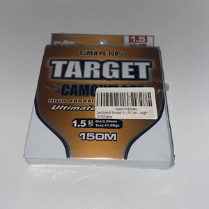 Pokee Camouflage Fishing Line 47.7Kg(105.16lb) Test Super PE 100% 150m 50mm New - Picture 1 of 2