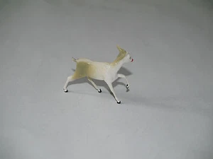 FIGURINE STARLUX ANIMAUX ZOO ANTILOPE MINIATURE DIK-DIK BLANC ET GRIS PALE - Bild 1 von 1