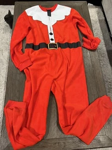 Boys Joe Boxer Santa Claus One Piece Santa Suit Jumpsuit XL Red White - Picture 1 of 1