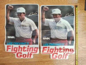 LEE TREVINO'S FIGHTING GOLF sideart set NOS originals - Picture 1 of 3