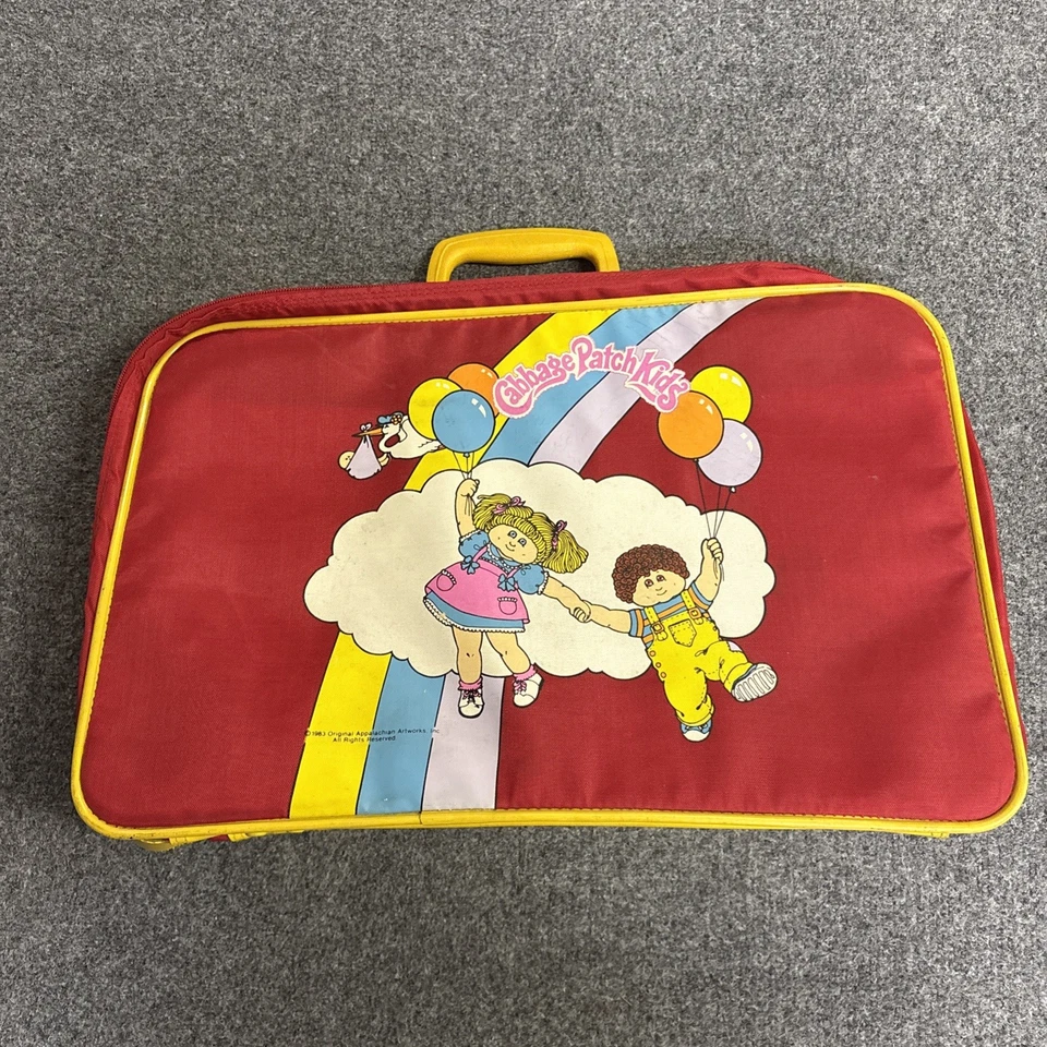 DE COLECCIÓN 1983 IMAGININGS REPOLLO PARCHE NIÑOS ROJO Y AMARILLO MALETA/EQUIPAJE Foto 1 de 4