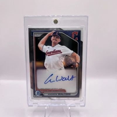 2024 Bowman Chrome - Prospect Autographs Andrew Walters #CPA-AW (AU, RC) - Image 1 of 2
