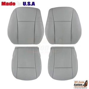 2014-2019 Fits Ford Transit Leatherette Front Replacement Seat Covers Pewter - Picture 1 of 14