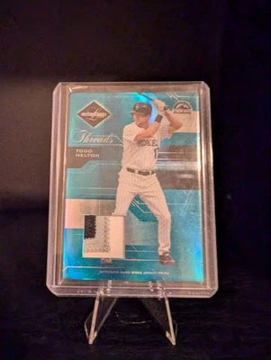Camisetas Leaf Limited Threads Prime 2005/100 Todd Helton #5 Salón de la fama Foto 1 de 2