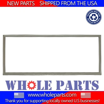 WHOLE PARTS New W10830046 Refrigerator Fresh Food Door Gasket (Gray)