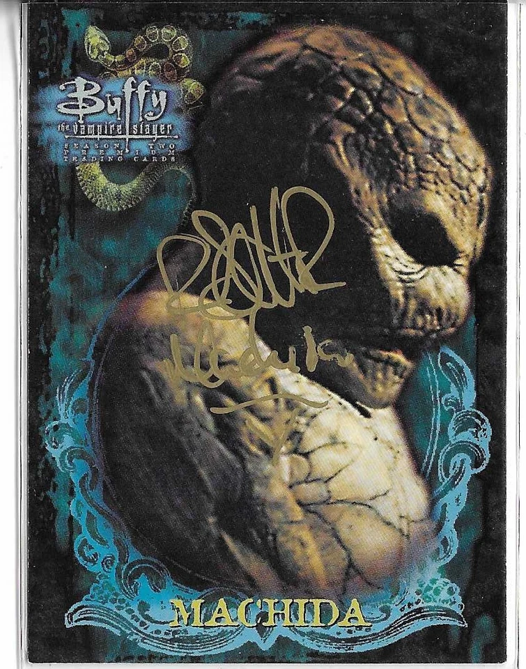 1999 inkworks buffy the vampire slayer season 2 atkin downes signed card #77 - Image 1 of 1