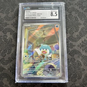 Pokemon Quaxly 206/193 Paldea Illustrazione Evoluta Rara CGC 8.5 - Foto 1 di 2