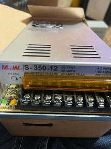 12 V DC 30 A 360 W AMP Schaltnetzteil Adapter für LED-Streifen USA Versand - P99 - Bild 1 von 1