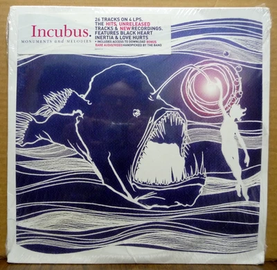 INCUBUS - MONUMENTS AND MELODIES Vinyl 4-LP VINYL SET Hits Unreleased SEALED! - Image 1 of 3