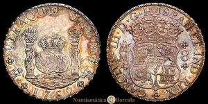Carlos III (1759-1788). 8 reales. 1762. México. MM. (Cal-1080). Ag. 27,05 gramo - Imagen 1 de 6
