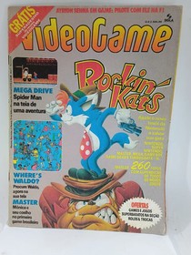 Brazilian Very Rare Magazine Videogame Special Nes Rockin' Kats N 09 Year: 1991