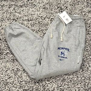 Nike Dri-Fit Memphis Tigers Standard Issue Gray Joggers Pants Men’s Size M NEW - Picture 1 of 11