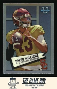 2022 Bowman University Chrome 1952 Bowman #52BF-4 Caleb Williams USC Trojans - Picture 1 of 2
