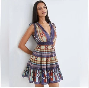 Veronica Beard Size Large mayim dress Womens Colorful, Sleeveless, Cotton - Picture 1 of 11