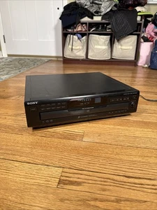 Sony CDP-CE215 CD Changer 5 Compact Disc Player Vintage HiFi Black - Working! - Picture 1 of 12