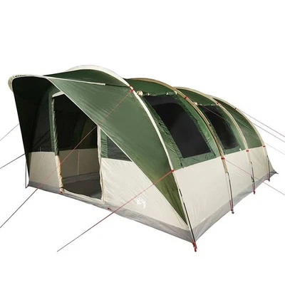 Tienda Camping Túnel 5 Personas Gris y Naranja Impermeable vidaXL Foto 1 de 3
