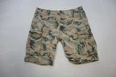 Pantalones Cortos Carga Levis Resistentes Ropa de Trabajo Camuflados Sueltos Sueltos Para Hombres Talla 38 Foto 1 de 4