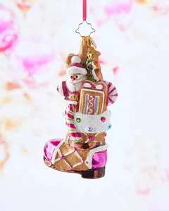 Radko "Treat Yourself Boot" ornament #1021532 NIB - Picture 1 of 2