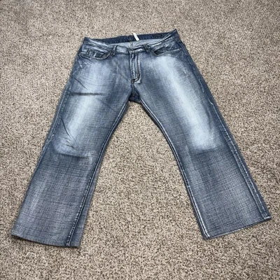 Vintage Guess Jeans Mens 38x30 Cliff Wide Boot Cut Denim Relaxed Fits 38 X 27 - Image 1 of 4