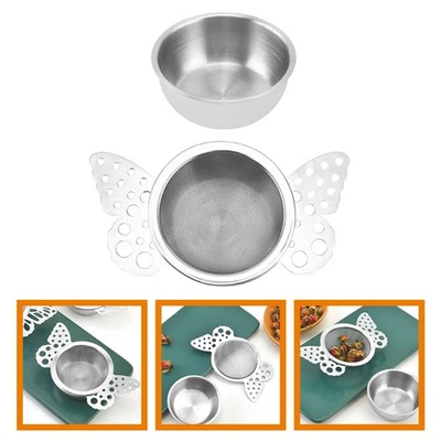  Stainless Steel Tea Strainer Stainless-steel Infuser Fine Mesh Strainers - Image 1 of 4