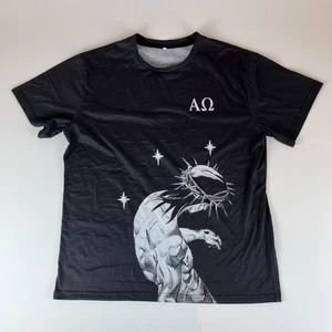 Alpha Omega Graphic T-Shirt Black XL - Picture 1 of 4
