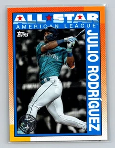2025 Topps #90AS-48 Julio Rodríguez 1990 Topps 35th Anniversary All-Stars - Picture 1 of 2
