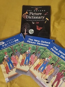Lot Of 4 The New Oxford Picture Dictionary  (2) Chinese (1) Japanese  (1) Korean - Picture 1 of 19
