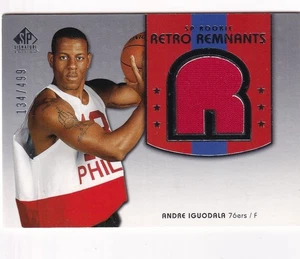 2004-05 SP Signature Edition #108 Andre Iguodala JSY RC 134/499 - Picture 1 of 2