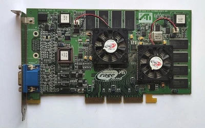 RARE! ATi Rage Fury MAXX 64MB AGP VGA Card - Test OK! 581 - Image 1 of 4