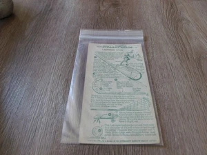 VINTAGE NABISCO STRAIGHT ARROW ANLEITUNG FÜR LACROSSE STICK - Bild 1 von 1