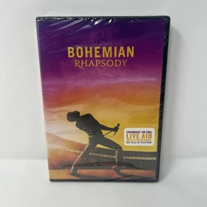 Bohemian Rhapsody DVD Freddie Mercury Queen Rami Malek Live Aid 2018 Sealed - Imagen 1 de 3