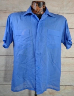 Camisa De Colección Años 50 60 Marlboro Cuello Lazo Para Hombres M Rockabilly Dos Bolsillos Cuello Disco Foto 1 de 4