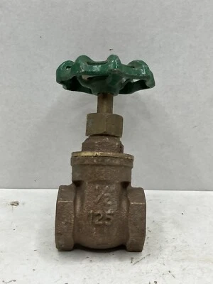 1/2" Gate Valve Class 125 1/2" FNPT x FNPT, Bronze - Image 1 of 4