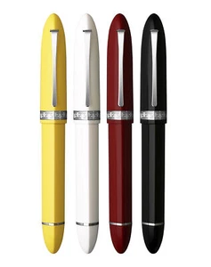 Pluma Estilográfica Pistón Triangular Majohn V60 Pluma Resina, EF/F Plumín Oficina Escritura Pluma - Imagen 1 de 15