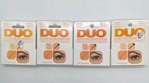 4PK Duo Brush On Striplash Adhesive ~ DARK TONE ~ 0.18 OZ EA ~ #56896 ~ FASTSHIP - Picture 1 of 4