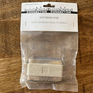 SCSI Terminator 50 Pin Centromics Male To Female - Picture 1 of 7