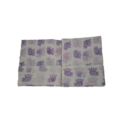 2 fundas de almohada tonos morados con diseños de elefante.  100% algodón 20 X 30 Stan/Queen Foto 1 de 4