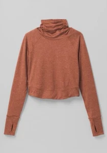 Pullover Prana Thumbhole Zawn Top Athleisure Ginderbread Talla Grande Nuevo - Imagen 1 de 4