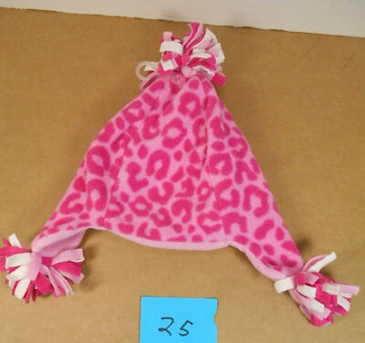 Sombrero polar estampado animal rosa para niños talla S 6-12 meses nuevo B25 Foto 1 de 2