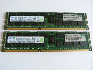 2x 8GB Samsung M393B1K70DH0-CH9Q9 16GB DDR3 1333MHz PC3-10600R ECC Server RAM  - Bild 1 von 2