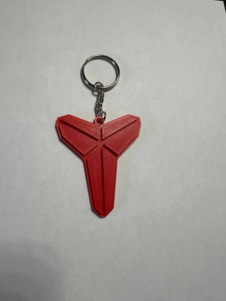 Kobe Bryant Black Mamba Logo Keychain, Accessories Tag, MADE IN USA! - Image 1 of 4