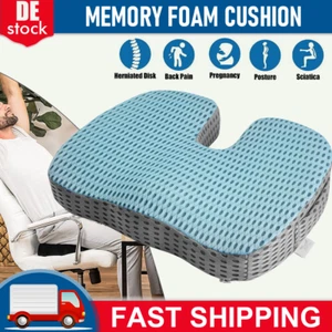 Ergonomisches Memory Foam Sitzkissen Bürostuhl U-förmig Sitzkissen Stuhlkissen - Bild 1 von 12