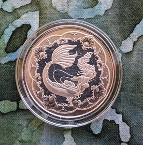 2022 Samoa 1oz .999 silver Mermaid Coin.  15k Mintage!! Mint - Picture 1 of 2