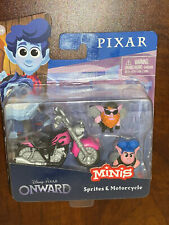 Disney Pixar Onward Minis Sprites & Motorcycle Figure 2-Pack