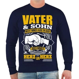 Pullover Sweatshirt Vater & Sohn Vatertag Papa Männertag Himmelfahrt Geschenk - Bild 1 von 3