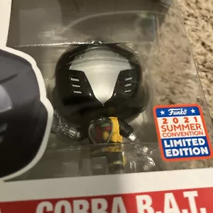Funko POP GI Joe Cobra Bat #80 Funko Summer Exclusive SDCC Retro Toys - Picture 1 of 8