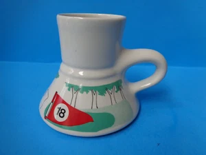 Tazza da golf FELTMAN LANGER porcellana golf senza fuoriuscita made in California nel 1984 - Foto 1 di 14
